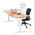 2024 New Design Office Sit Stand Height Adjustable Electric Standup Desk L Shaped For Manager